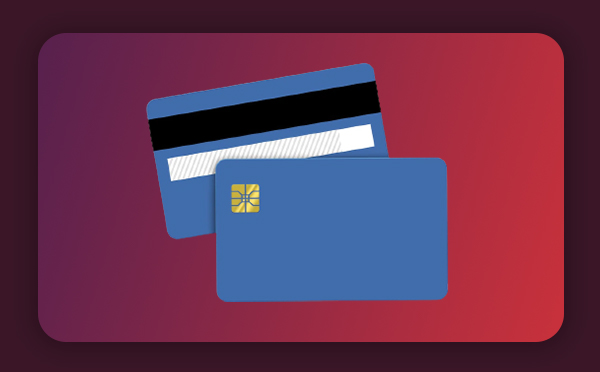 cartões de crédito e débito