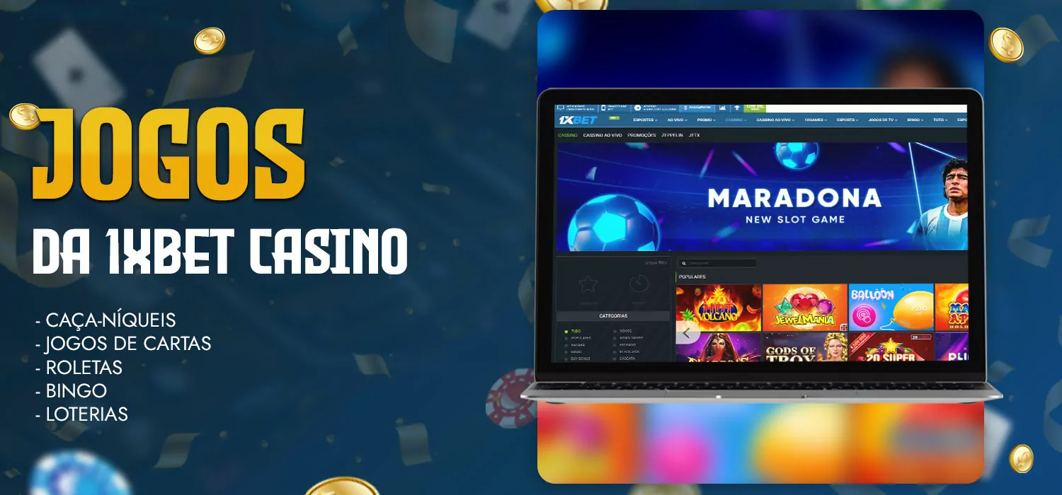 jogos da 1xbet casino