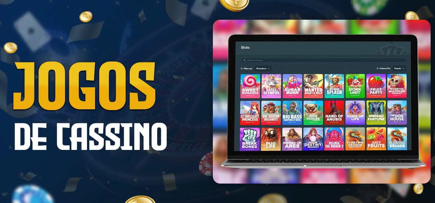seleção de jogos de cassino