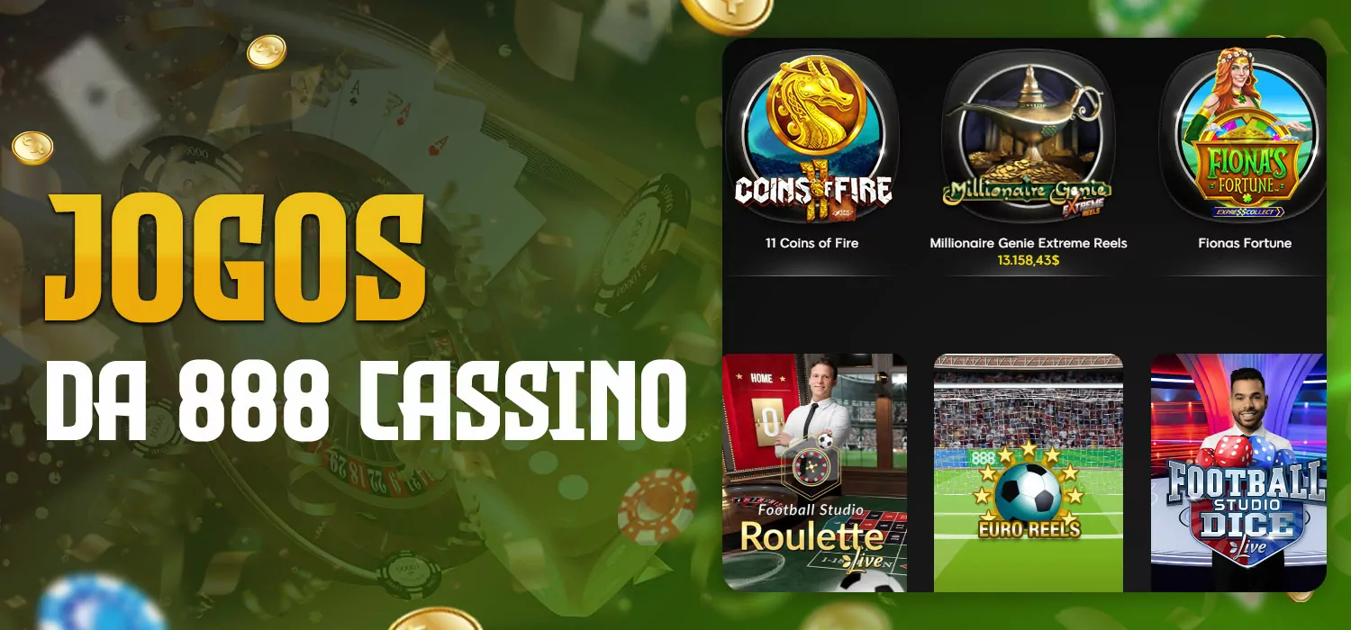seleção de jogos da 888 cassino