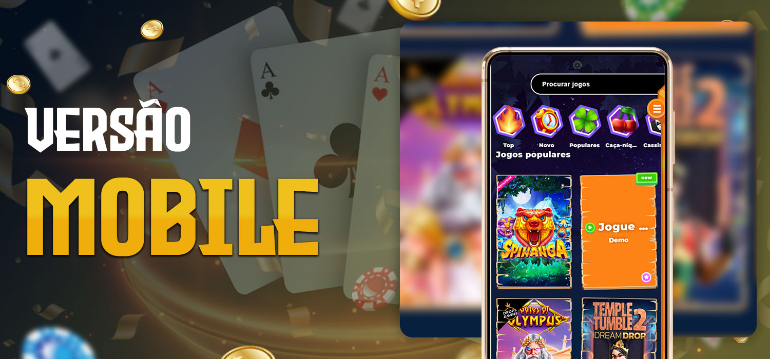 versão mobile para jogos no wazamba casino