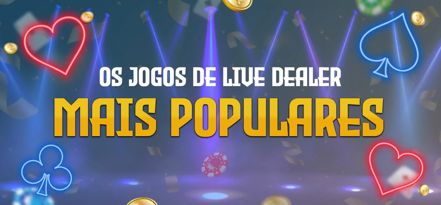 os jogos de live dealer mais populares