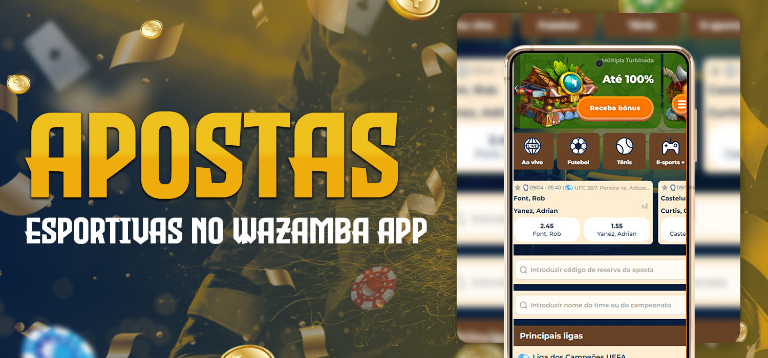 apostas esportivas no wazamba casino app
