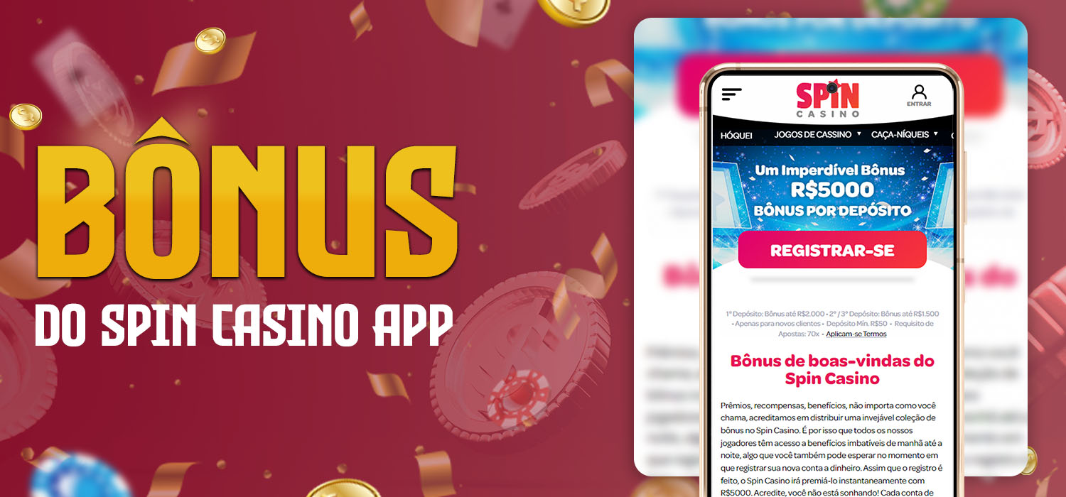 spin casino app bônus