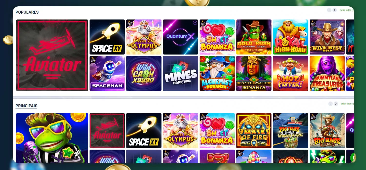 seleção de jogos do 20bet casino