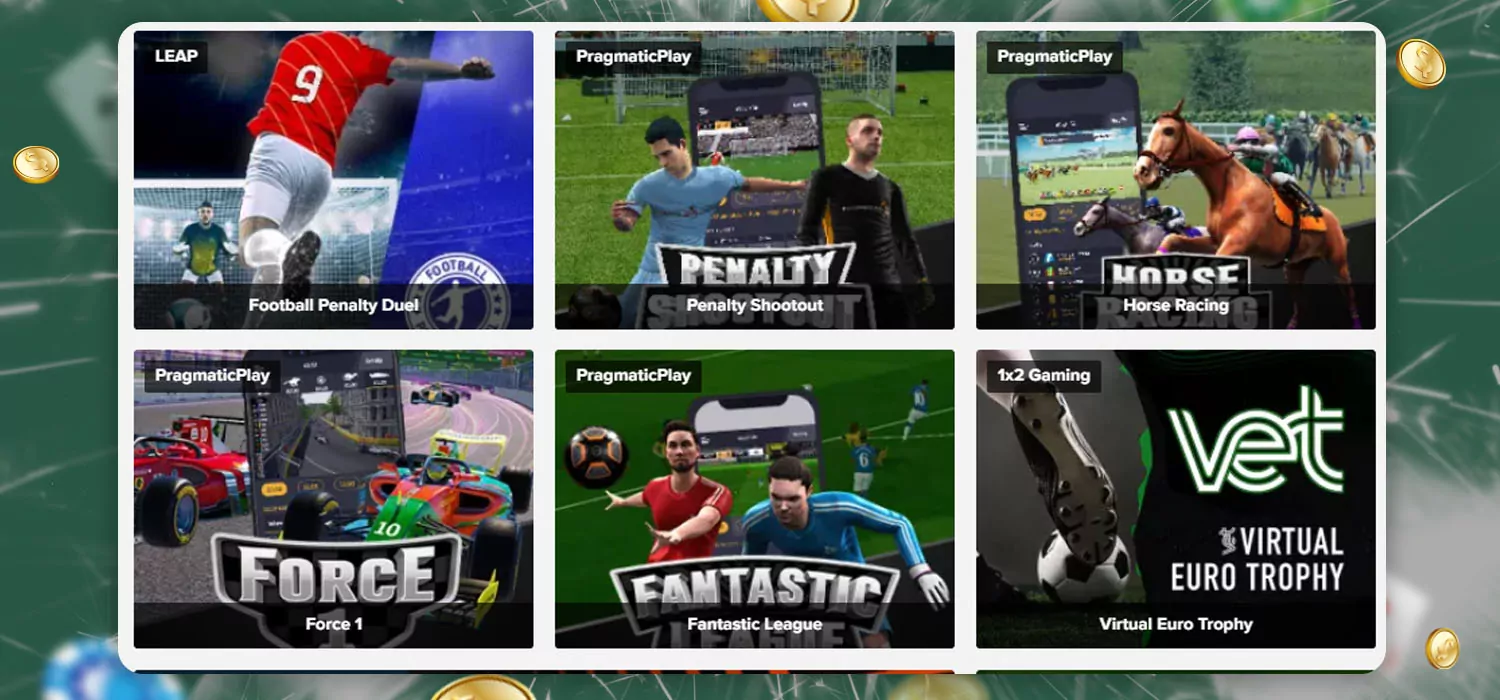 esportes virtuais do tusk casino